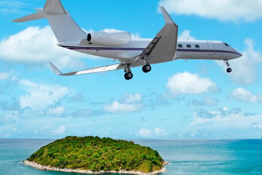 Luxurious Caribbean Getaways via Private Jet